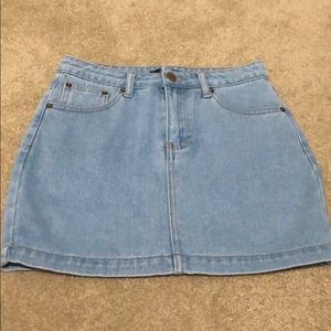 Jean skirt